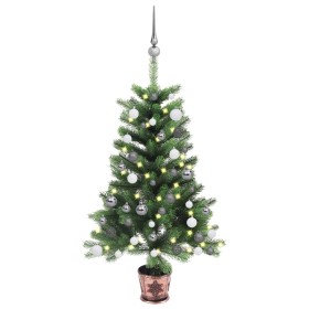 Árbol de Navidad artificial con luces y bolas verde 90 cm de vidaXL, Arboles de navidad - Ref: Foro24-3077724, Precio: 61,11 ...