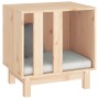 Caseta para perros madera maciza de pino 50x40x52 cm de vidaXL, Casetas para perros - Ref: Foro24-822471, Precio: 54,69 €, De...