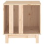 Caseta para perros madera maciza de pino 50x40x52 cm de vidaXL, Casetas para perros - Ref: Foro24-822471, Precio: 54,69 €, De...