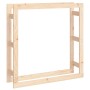 Firewood rack solid pine wood 100x25x100 cm by vidaXL, Accessories for bags and firewood holders - Ref: Foro24-822422, Price:...