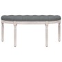 Dark gray fabric bench 110.5x45x49 cm by vidaXL, Banks - Ref: Foro24-344416, Price: 107,11 €, Discount: %