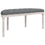 Dark gray fabric bench 110.5x45x49 cm by vidaXL, Banks - Ref: Foro24-344416, Price: 107,11 €, Discount: %