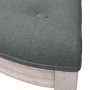 Dark gray fabric bench 110.5x45x49 cm by vidaXL, Banks - Ref: Foro24-344416, Price: 107,11 €, Discount: %