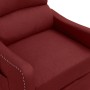 Red fabric electric massage chair by vidaXL, Electric massage chairs - Ref: Foro24-3098760, Price: 231,58 €, Discount: %