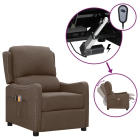 Sillón de masaje eléctrico tela gris taupé de vidaXL, Sillones de masaje eléctricos - Ref: Foro24-3098765, Precio: 231,99 €, ...