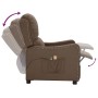 Electric massage chair taupe gray fabric by vidaXL, Electric massage chairs - Ref: Foro24-3098765, Price: 231,58 €, Discount: %