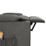 Sillón de masaje eléctrico tela gris oscuro de vidaXL, Sillones de masaje eléctricos - Ref: Foro24-3098828, Precio: 252,82 €,...