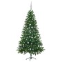 Árbol de Navidad preiluminado con luces y bolas verde 180 cm de vidaXL, Arboles de navidad - Ref: Foro24-3077727, Precio: 113...