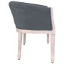 Banco de terciopelo gris oscuro 98x56x69 cm de vidaXL, Bancos - Ref: Foro24-344512, Precio: 286,78 €, Descuento: %