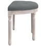 Banco de tela gris oscuro 81,5x41x49 cm de vidaXL, Bancos - Ref: Foro24-344409, Precio: 79,68 €, Descuento: %