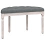 Dark gray fabric bench 81.5x41x49 cm by vidaXL, Banks - Ref: Foro24-344409, Price: 79,68 €, Discount: %