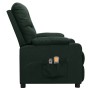 Sillón de masaje eléctrico tela verde oscuro de vidaXL, Sillones de masaje eléctricos - Ref: Foro24-3098857, Precio: 255,99 €...