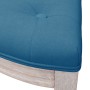 Banco de terciopelo azul 81,5x41x49 cm de vidaXL, Bancos - Ref: Foro24-344410, Precio: 79,68 €, Descuento: %