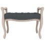 Dark gray velvet bench 80x45x60 cm by vidaXL, Banks - Ref: Foro24-344433, Price: 86,24 €, Discount: %