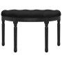 Banco de terciopelo negro 81,5x41x49 cm de vidaXL, Bancos - Ref: Foro24-344414, Precio: 89,78 €, Descuento: %