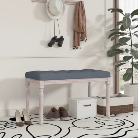 Dark gray velvet bench 80x40x49 cm by vidaXL, Banks - Ref: Foro24-344447, Price: 66,90 €, Discount: %