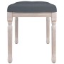 Dark gray velvet bench 80x40x49 cm by vidaXL, Banks - Ref: Foro24-344447, Price: 66,90 €, Discount: %