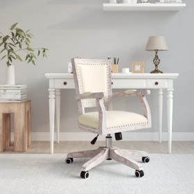 Linen swivel office chair by vidaXL, Office chairs - Ref: Foro24-344478, Price: 212,55 €, Discount: %