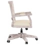 Linen swivel office chair by vidaXL, Office chairs - Ref: Foro24-344478, Price: 177,00 €, Discount: %