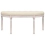 Linen bench 110.5x45x49 cm by vidaXL, Banks - Ref: Foro24-344415, Price: 115,56 €, Discount: %