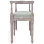 Light gray velvet bench 110x40x70 cm by vidaXL, Banks - Ref: Foro24-344425, Price: 100,16 €, Discount: %