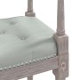 Banco de terciopelo gris claro 110x40x70 cm de vidaXL, Bancos - Ref: Foro24-344425, Precio: 100,16 €, Descuento: %