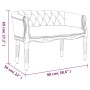 Linen bench 98x56x69 cm by vidaXL, Banks - Ref: Foro24-344508, Price: 361,45 €, Discount: %