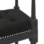 Black velvet bench 110x40x70 cm by vidaXL, Banks - Ref: Foro24-344428, Price: 96,70 €, Discount: %