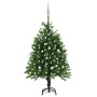 Vorbeleuchteter Weihnachtsbaum mit grünen Lichtern und Kugeln 120 cm von vidaXL, Weihnachtsbäume - Ref: Foro24-3077725, Preis...