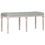 Banco de terciopelo gris claro 110x40x49 cm de vidaXL, Bancos - Ref: Foro24-344453, Precio: 99,98 €, Descuento: %