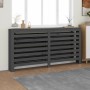 Solid gray pine wood radiator cover 169x19x84 cm by vidaXL, Accessories for heating radiators - Ref: Foro24-822608, Price: 86...