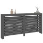 Solid gray pine wood radiator cover 169x19x84 cm by vidaXL, Accessories for heating radiators - Ref: Foro24-822608, Price: 86...