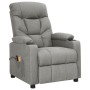 Electric massage chair light gray fabric by vidaXL, Electric massage chairs - Ref: Foro24-3098827, Price: 252,82 €, Discount: %