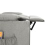 Electric massage chair light gray fabric by vidaXL, Electric massage chairs - Ref: Foro24-3098827, Price: 252,82 €, Discount: %