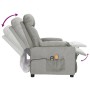 Electric massage chair light gray fabric by vidaXL, Electric massage chairs - Ref: Foro24-3098827, Price: 252,82 €, Discount: %