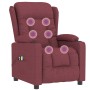 Sillón de masaje eléctrico tela rojo tinto de vidaXL, Sillones de masaje eléctricos - Ref: Foro24-3098792, Precio: 309,55 €, ...