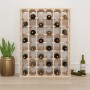 Solid pine wood bottle rack 70x33x94 cm by vidaXL, Wine racks - Ref: Foro24-822531, Price: 105,22 €, Discount: %