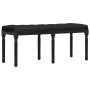 Banco de terciopelo negro 110x40x49 cm de vidaXL, Bancos - Ref: Foro24-344456, Precio: 106,82 €, Descuento: %