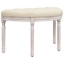 Linen bench 81.5x41x49 cm by vidaXL, Banks - Ref: Foro24-344408, Price: 122,15 €, Discount: %