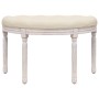 Linen bench 81.5x41x49 cm by vidaXL, Banks - Ref: Foro24-344408, Price: 122,15 €, Discount: %