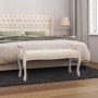 Linen bench 110x45x60 cm by vidaXL, Banks - Ref: Foro24-344436, Price: 134,79 €, Discount: %