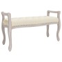 Linen bench 110x45x60 cm by vidaXL, Banks - Ref: Foro24-344436, Price: 134,79 €, Discount: %