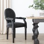 Black velvet dining chair 54x56x96.5 by vidaXL, dining chairs - Ref: Foro24-344486, Price: 163,93 €, Discount: %