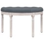 Dark gray velvet bench 81.5x41x49 cm by vidaXL, Banks - Ref: Foro24-344412, Price: 68,35 €, Discount: %