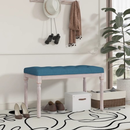 Blue velvet bench 80x40x49 cm by vidaXL, Banks - Ref: Foro24-344445, Price: 53,69 €, Discount: %