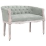 Light gray velvet bench 98x56x69 cm by vidaXL, Banks - Ref: Foro24-344511, Price: 215,30 €, Discount: %