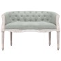 Light gray velvet bench 98x56x69 cm by vidaXL, Banks - Ref: Foro24-344511, Price: 215,30 €, Discount: %