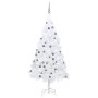 Árbol de Navidad preiluminado con luces y bolas blanco 180 cm de vidaXL, Arboles de navidad - Ref: Foro24-3077713, Precio: 73...