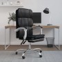 Silla de oficina reclinable cuero sintético negro de vidaXL, Sillas de oficina - Ref: Foro24-349629, Precio: 91,68 €, Descuen...