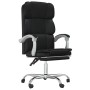 Silla de oficina reclinable cuero sintético negro de vidaXL, Sillas de oficina - Ref: Foro24-349629, Precio: 96,80 €, Descuen...